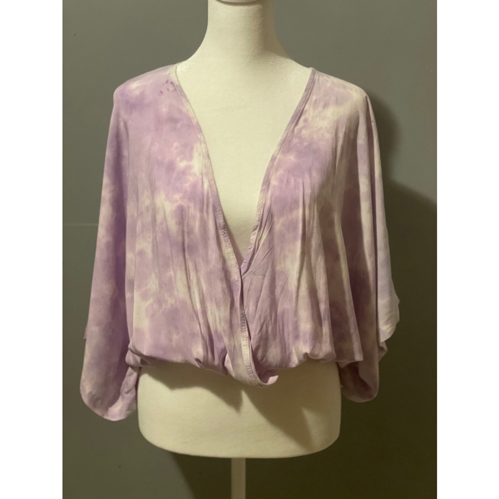 Women's Yanak Top M Purple White